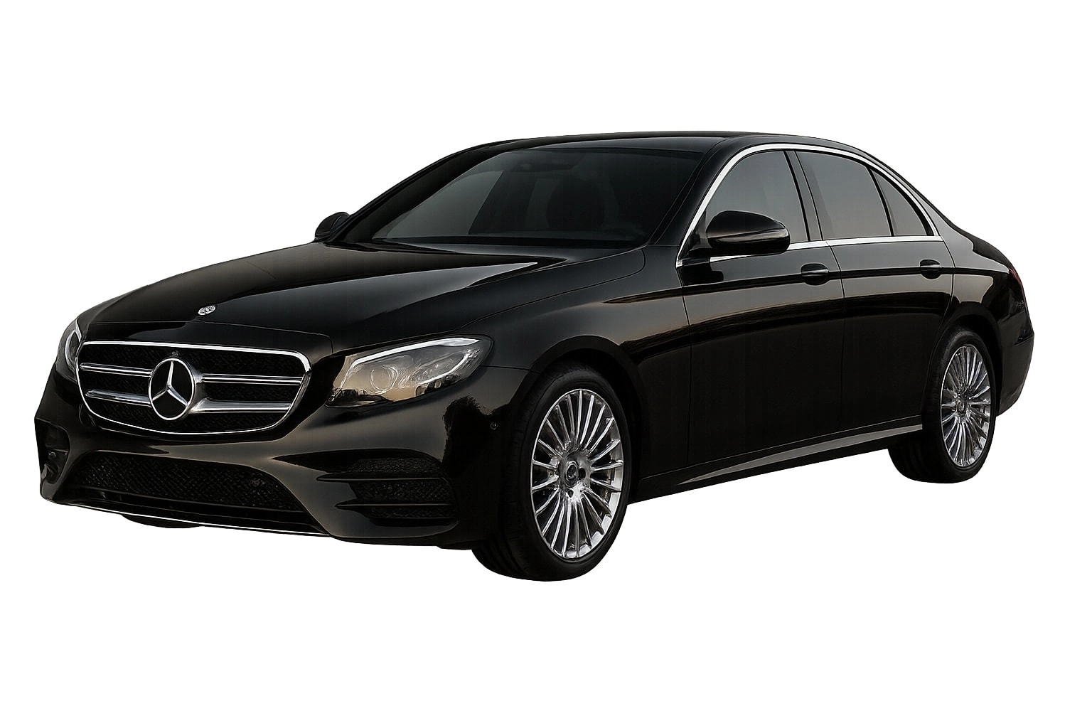 Mercedes E-Class luxury chauffeur vehicle for private and corporate transfers in Barcelona